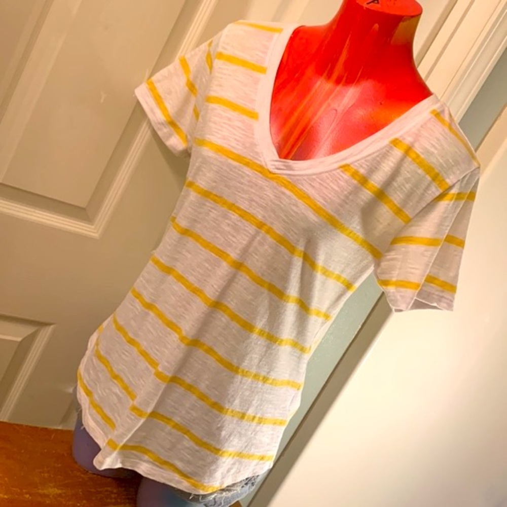 ALTAR’D STATE White & Yellow Top
